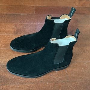 Black Suede New Republic Chelsea Boots